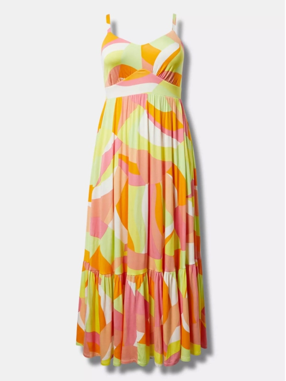 Torrid - Sherbet-colored Super Soft Jersey Tiered Maxi Dress (Size 14/16), NWOT
